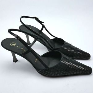 St. John sz 9B slingback luxury italian heels
